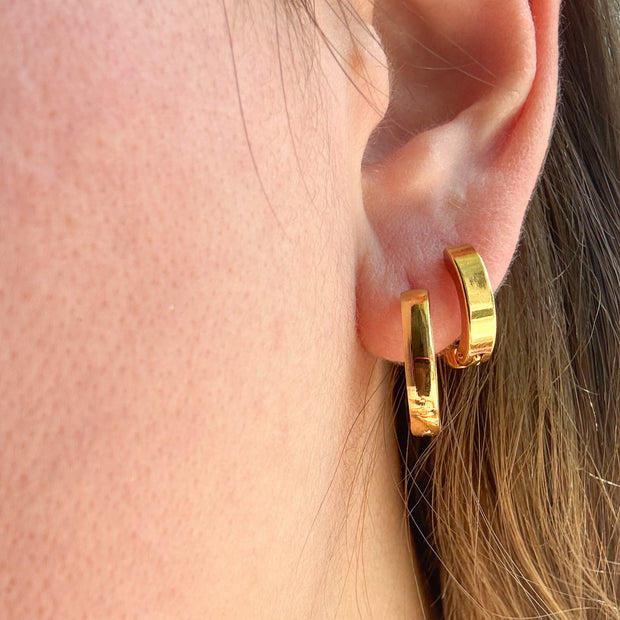 Argollas Acero Medianas y Pequeñas