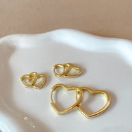 Big, Medium and Little Heart Silhouette Hoops