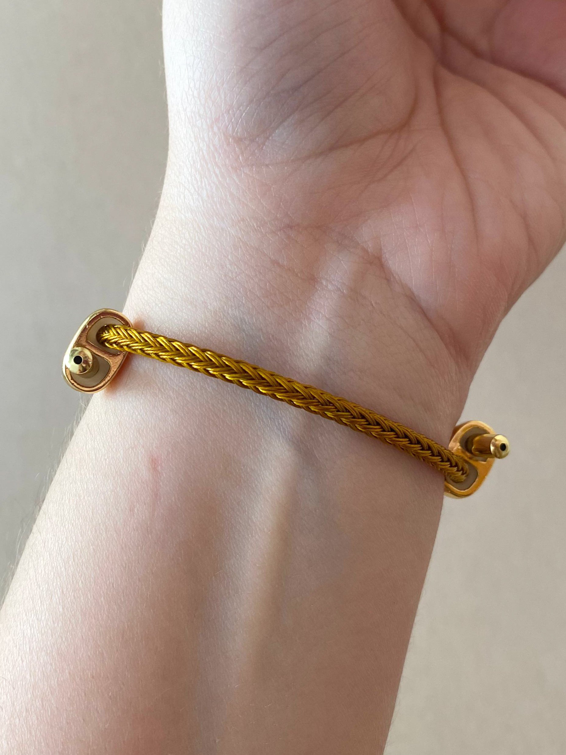 Mother of Pearl Heart Camel Adjustable Bracelet