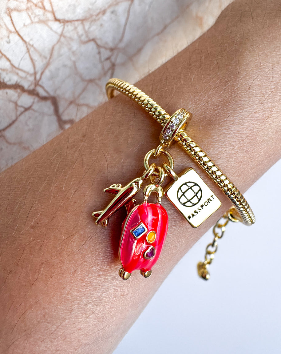 Bracelet Red Suitcase