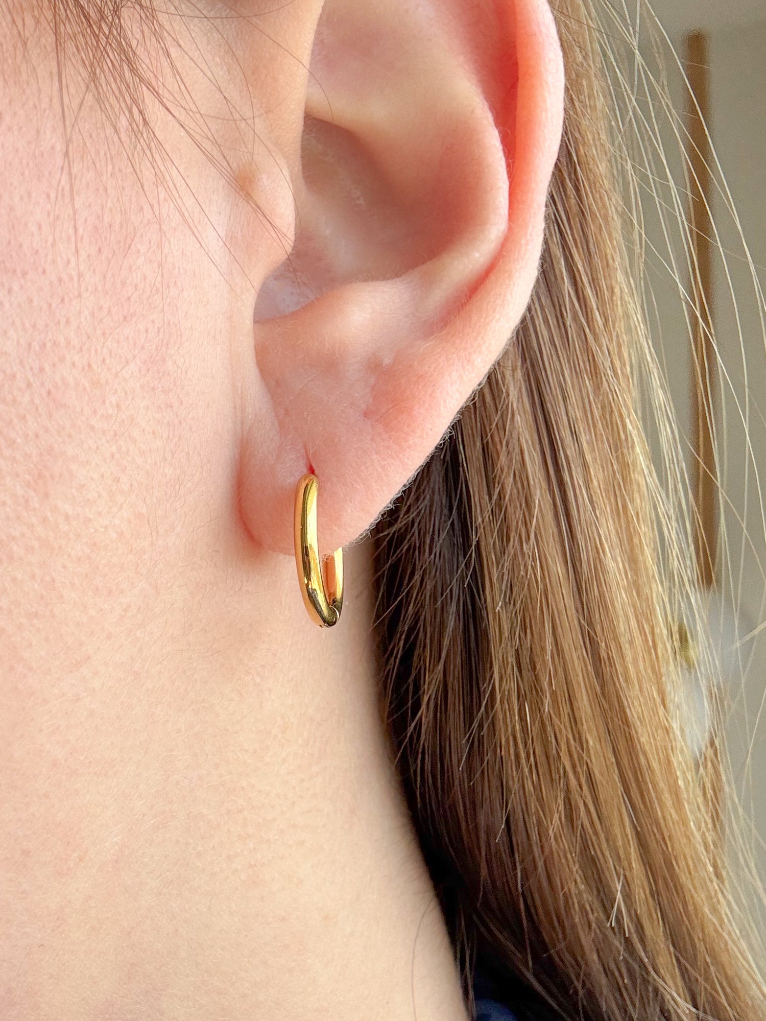 Golden Plain Steel Hoops