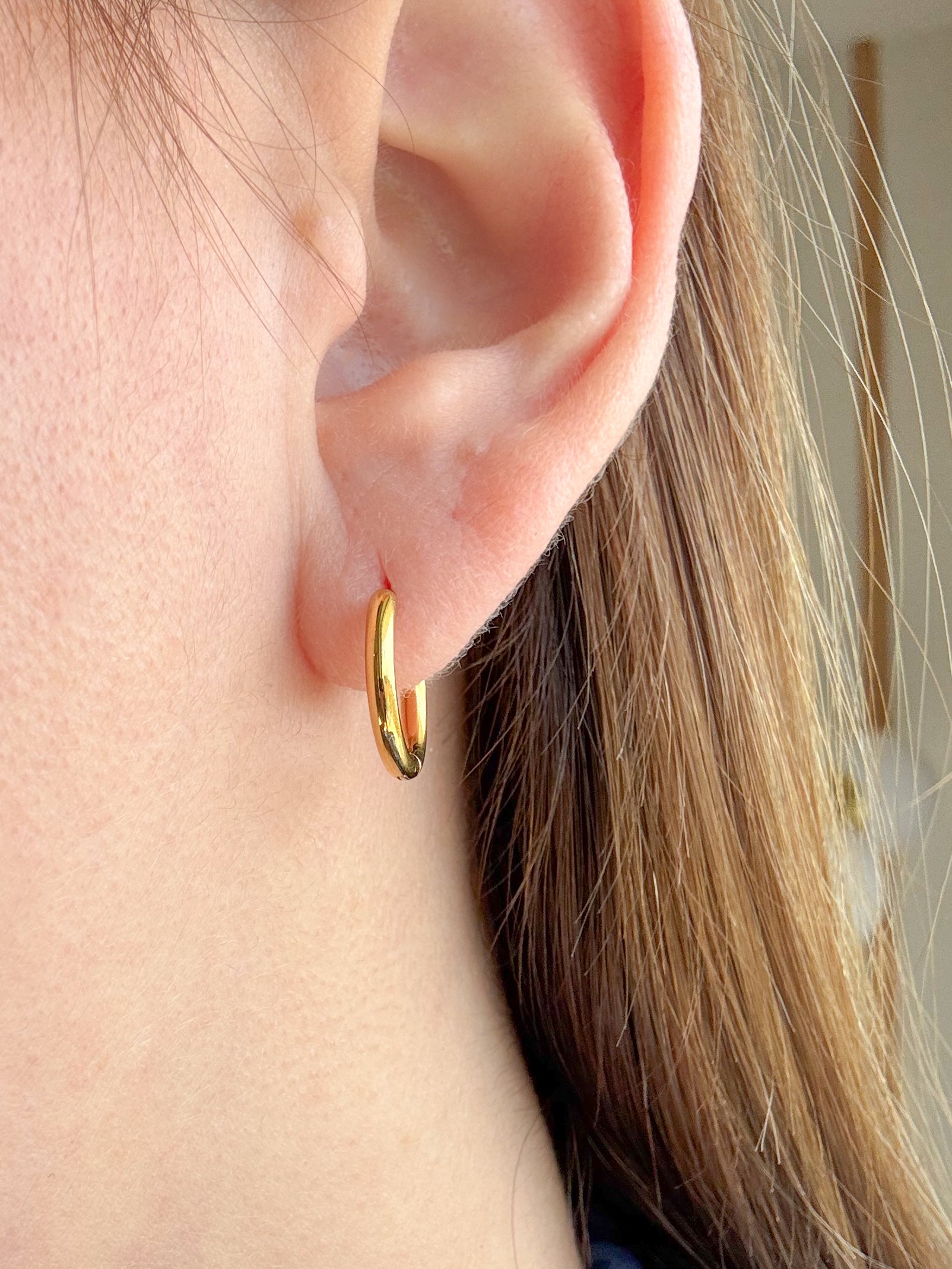 Golden Plain Steel Hoops
