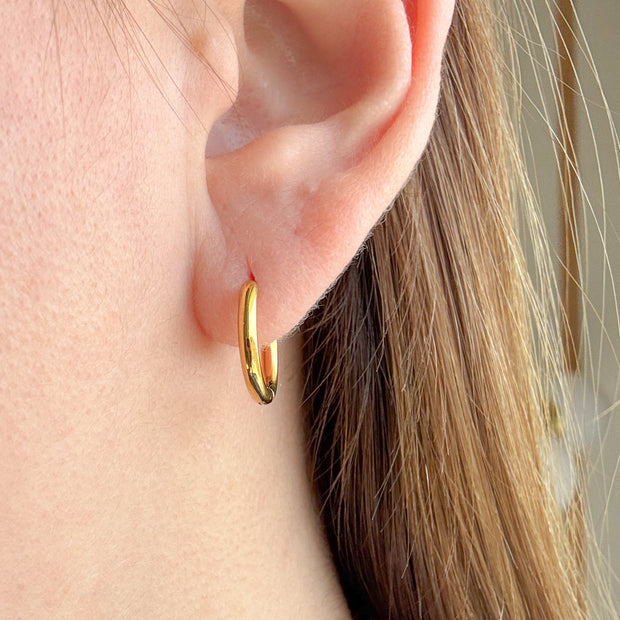 Golden Plain Steel Hoops