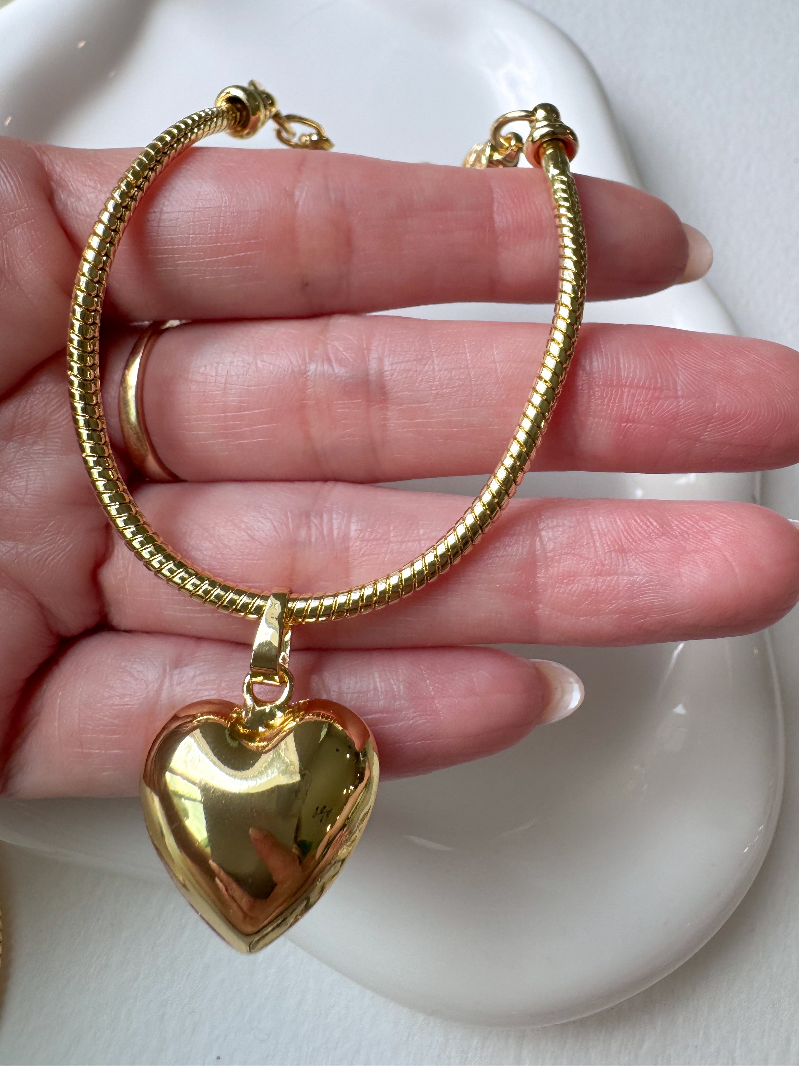 Golden Heart Style Bracelet