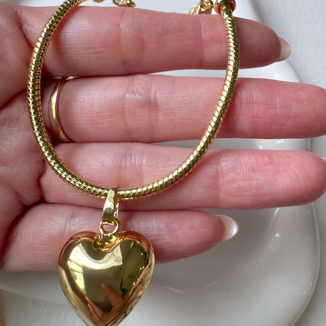 Golden Heart Style Bracelet