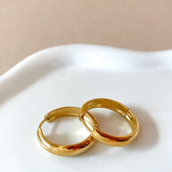 Golden Steel Big & Medium Hoops