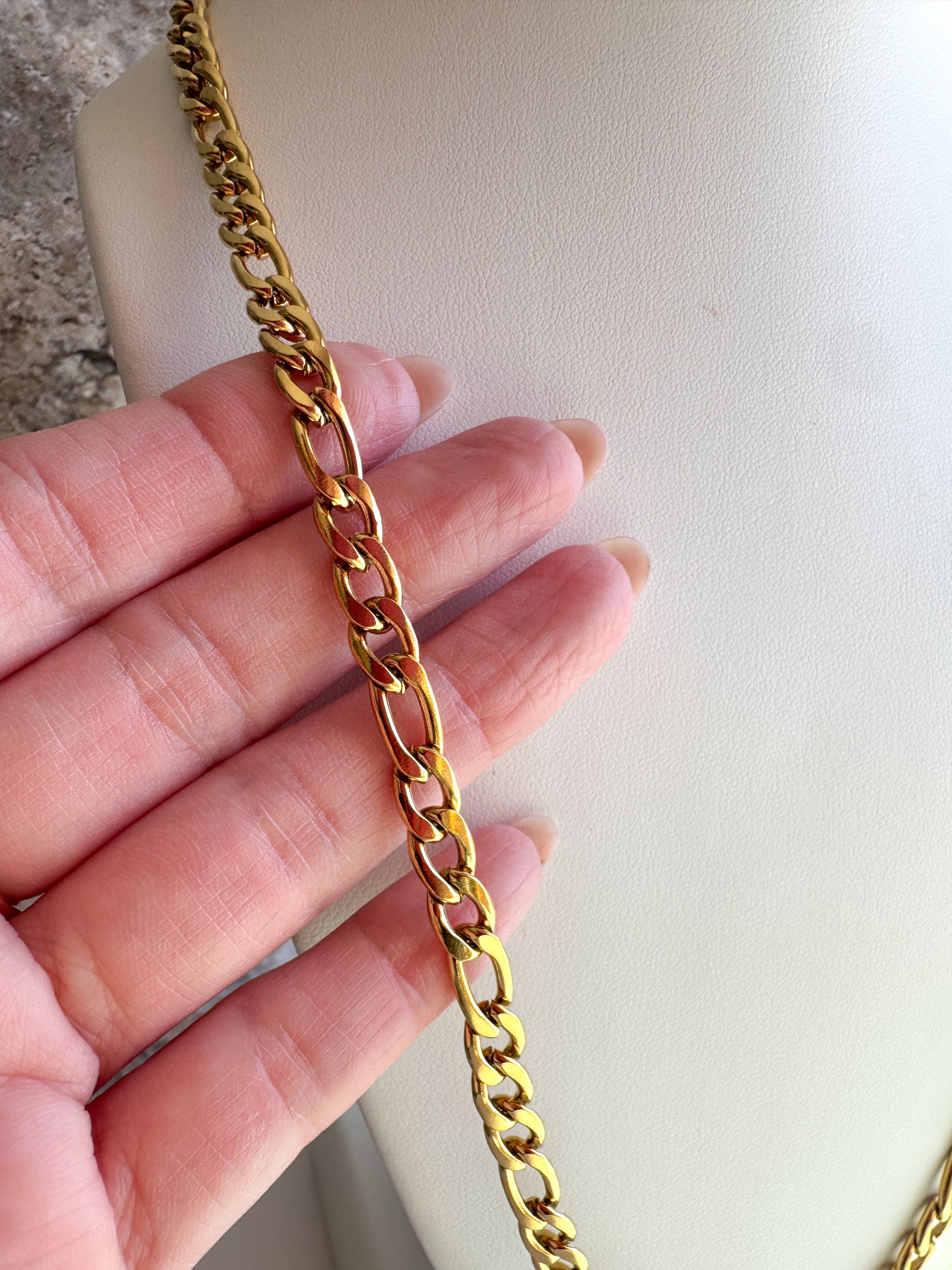 Golden Links Plain Steel Chain