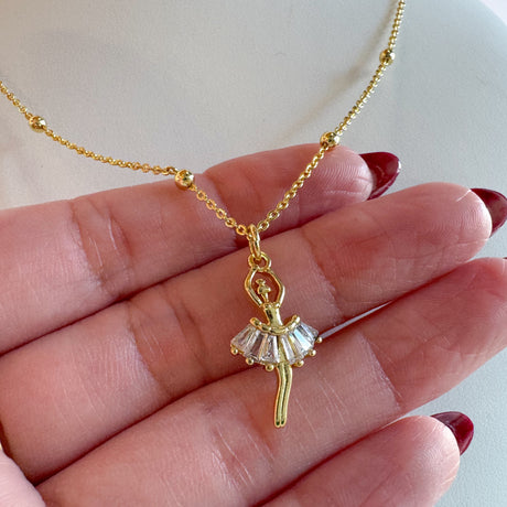 Ballerina Charm Necklace