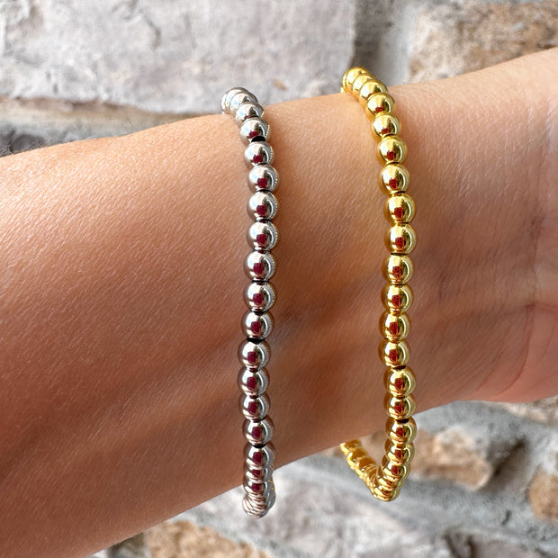 Pulseras Elásticas Tréboles Gold & Silver