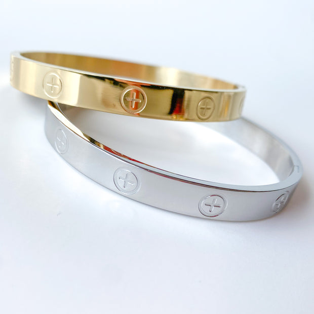 3 Screw Bracelets Pair