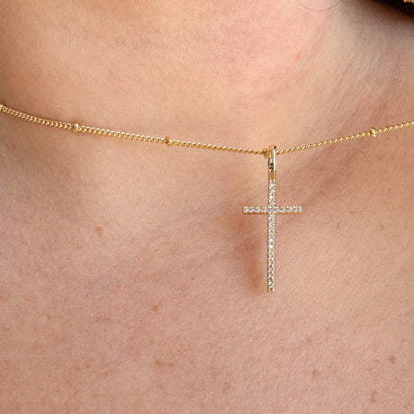 Little Crystal’s Cross Necklace