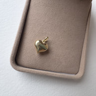 Bombom Heart 14K Solid Gold Charm