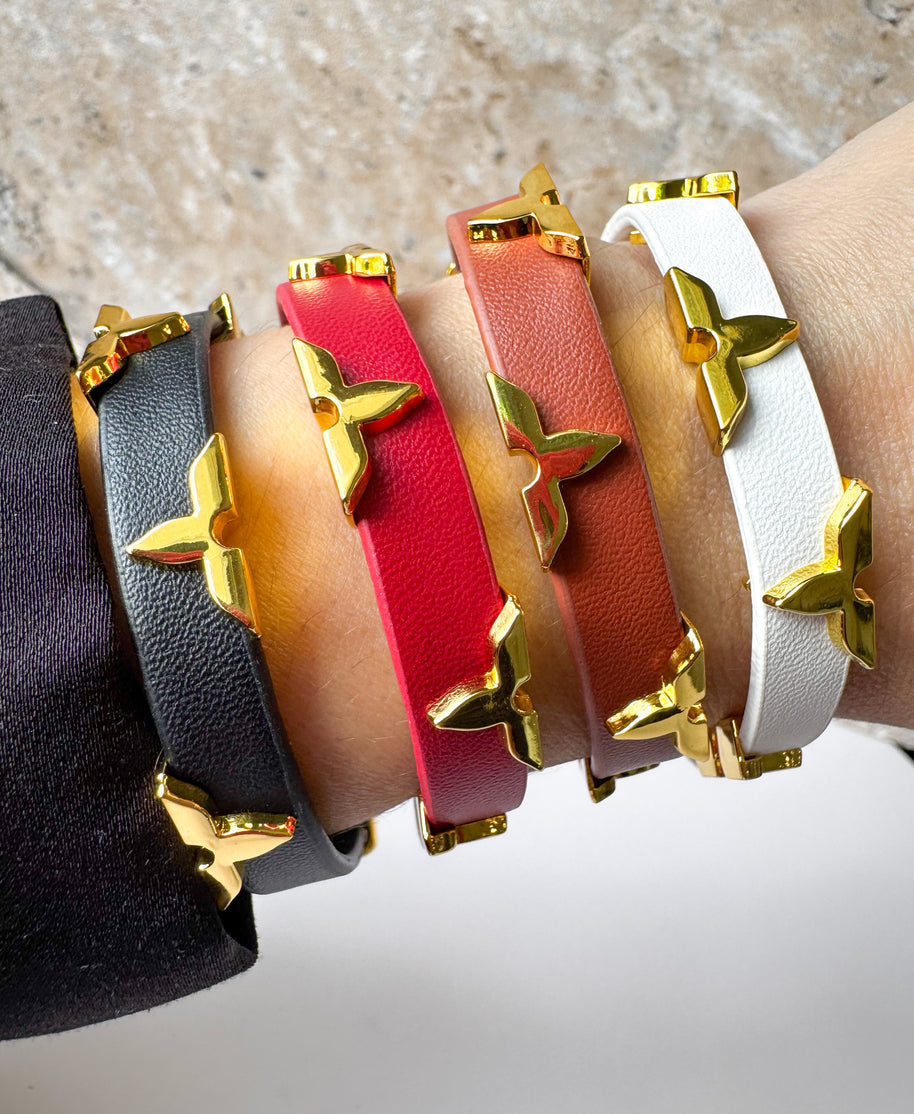 Star-Shape Leather Bracelet