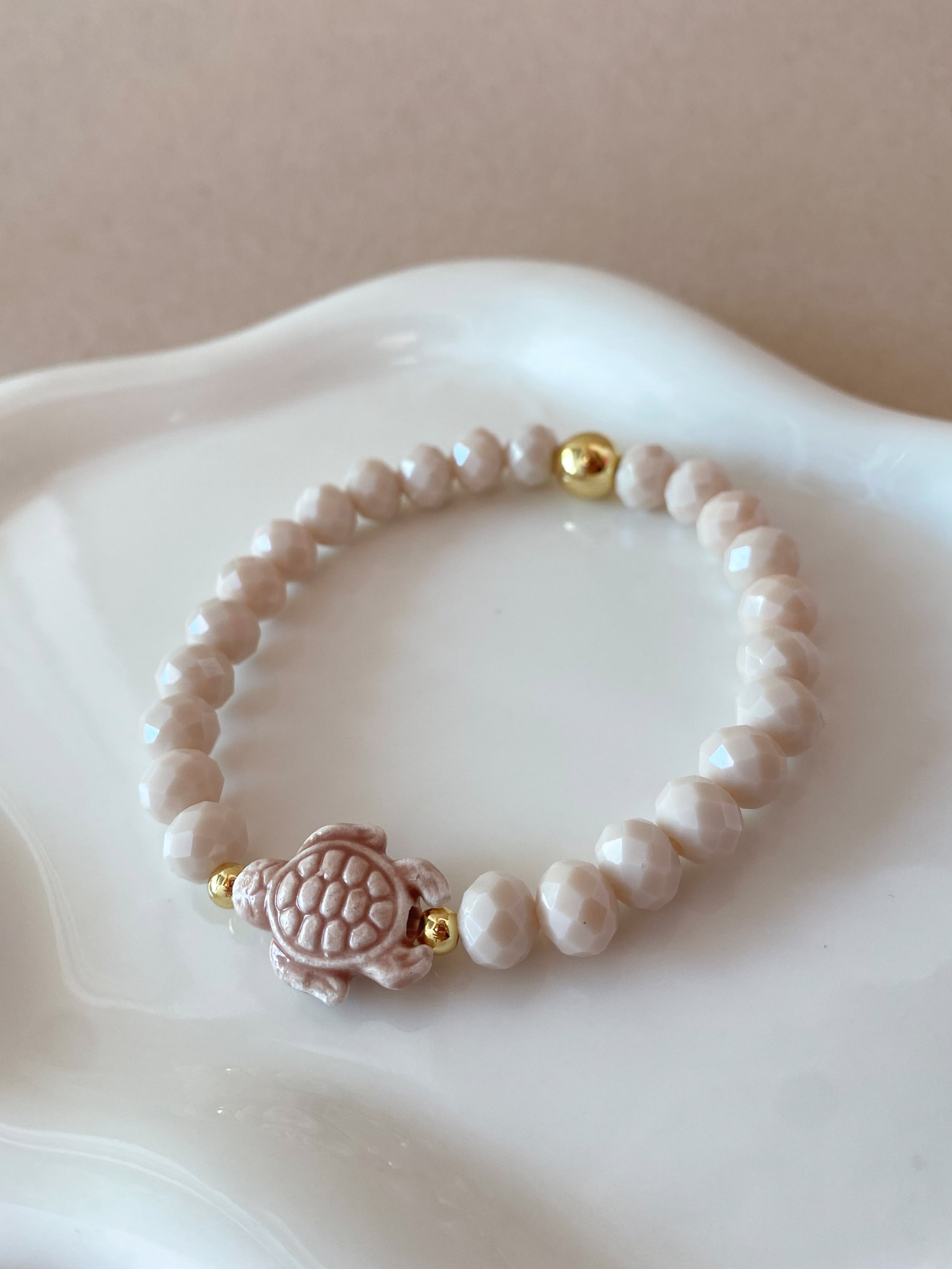 Light Pink Turtle 🐢 Elastic Bracelet