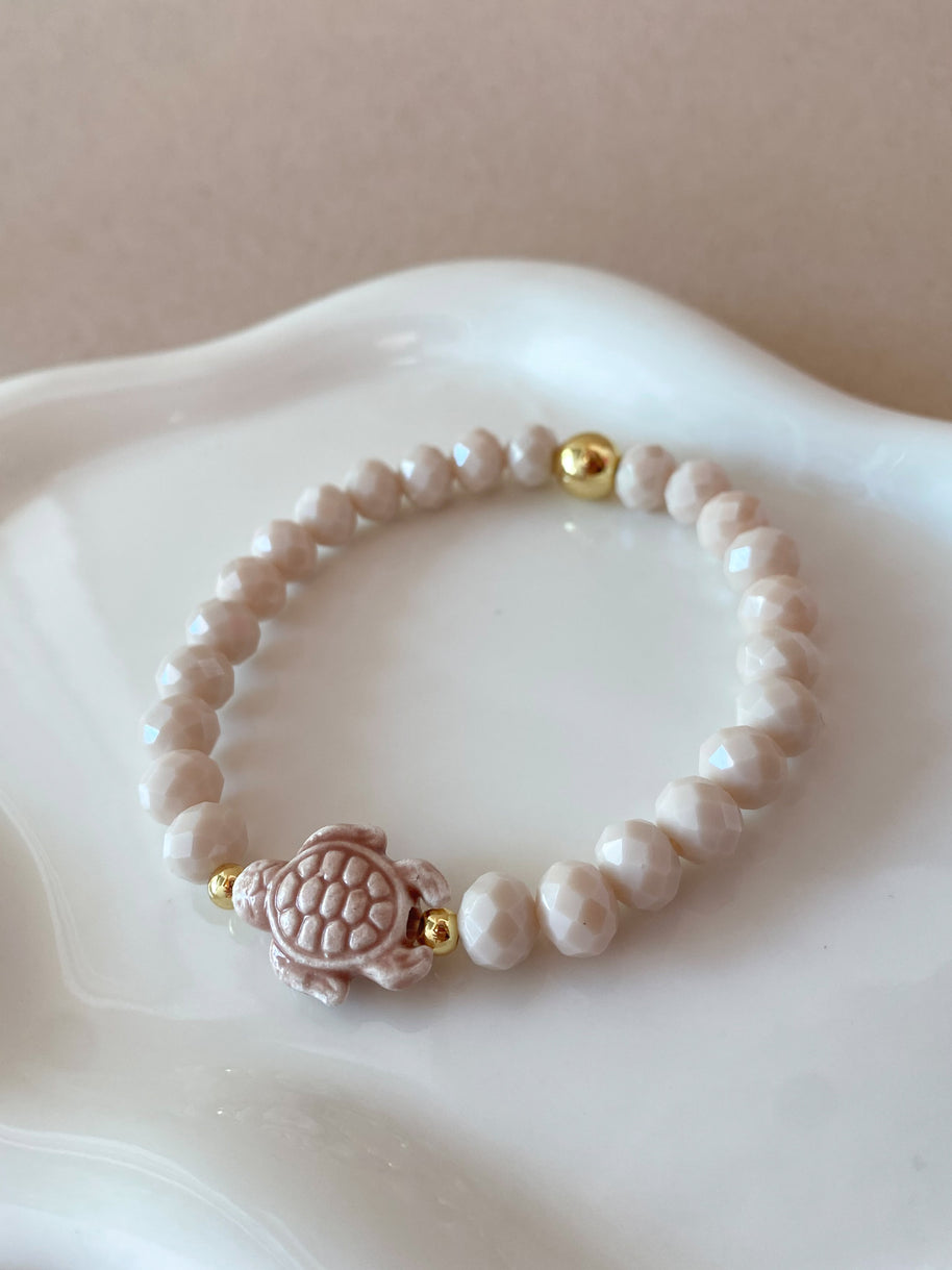 Light Pink Turtle 🐢 Elastic Bracelet