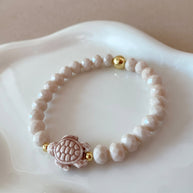 Light Pink Turtle 🐢 Elastic Bracelet