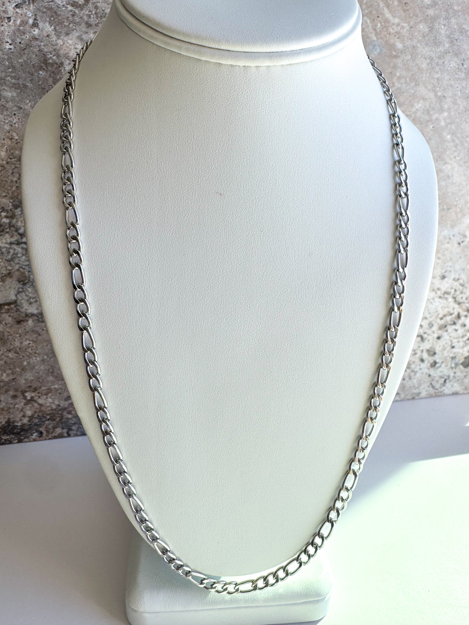 Silver Links Plain Steel Chain
