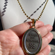 St. Judas Big 2 Gold Medal Necklace