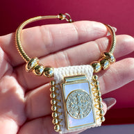 Brazalete Escapulario San Benito