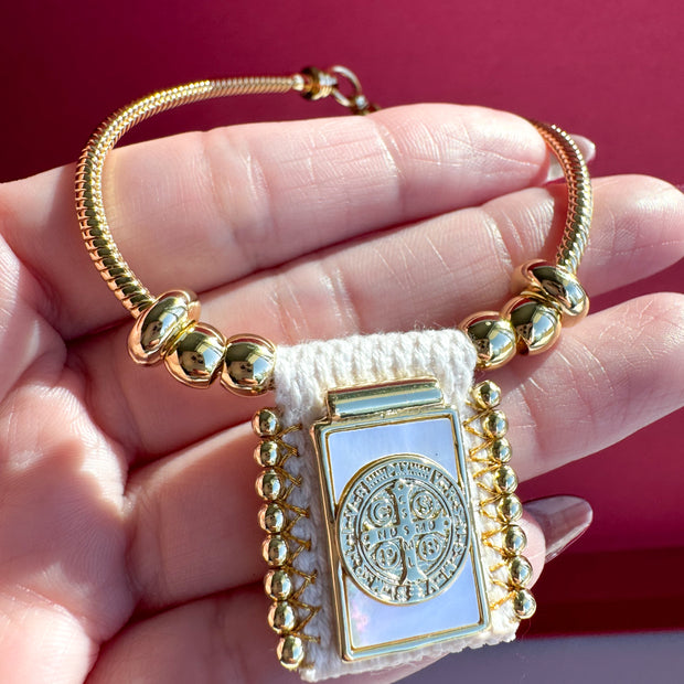 Brazalete Escapulario San Benito