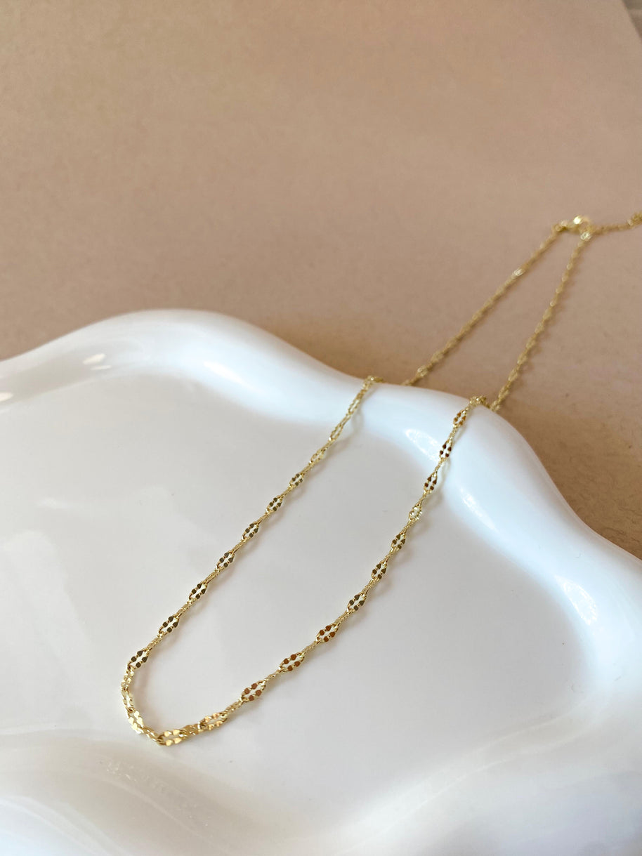 Little Links Style Plain Golden Chain