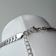 Silver Steel Style Necklace