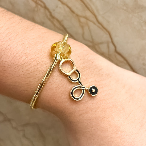 Pulsera Estetoscopio Negro Pan