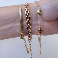 Variety of Steel Thin Bracelets