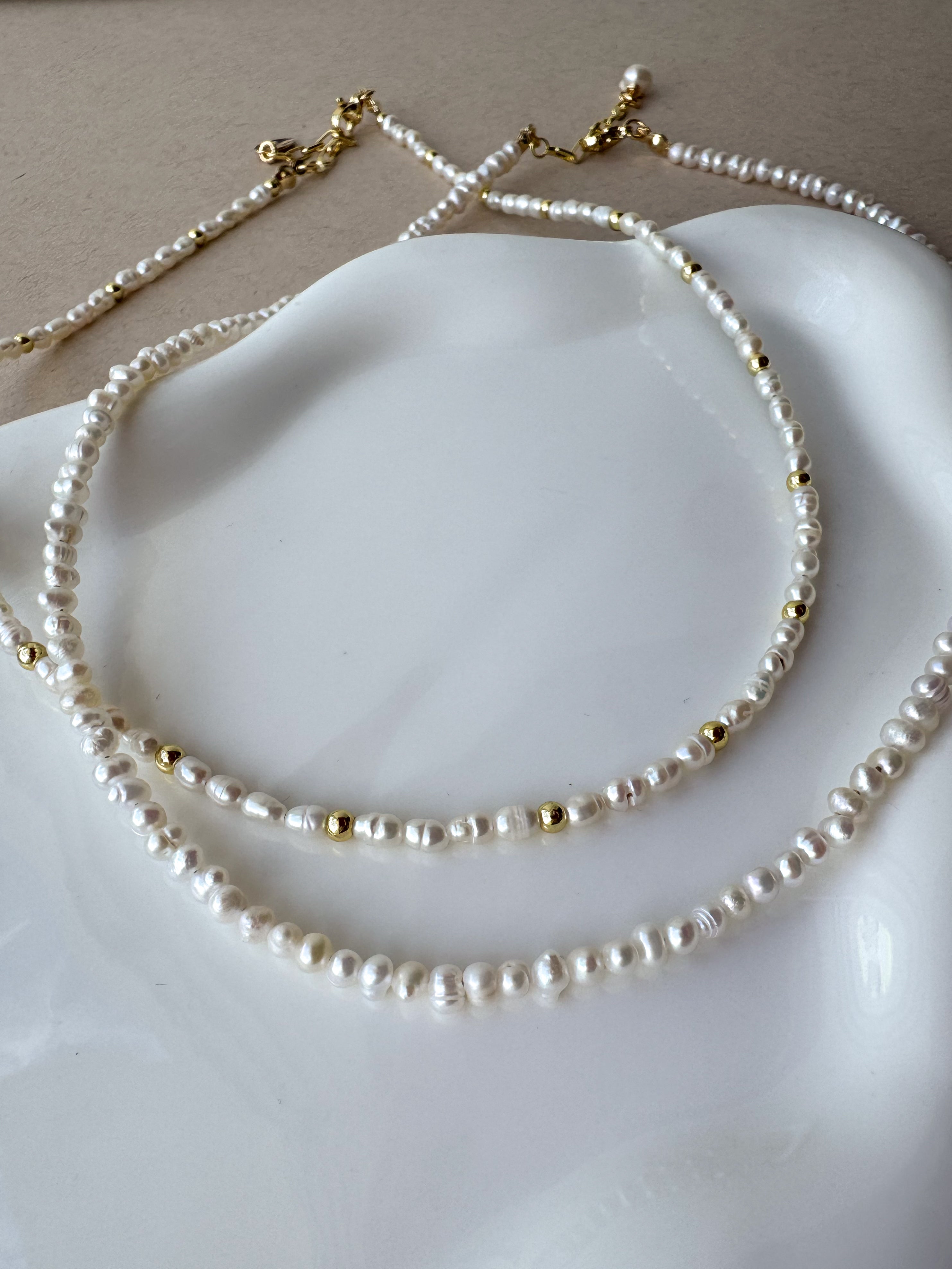 Real Pearls Style Necklaces