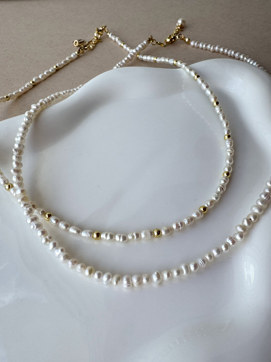 Real Pearls Style Necklaces