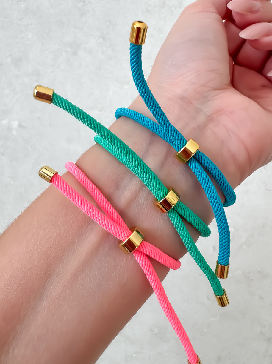 Heart Cross Colorful Bracelets