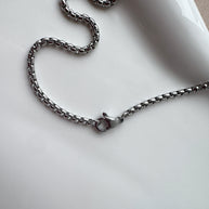 Silver & Gold Cross Men Necklace