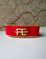 Load image into Gallery viewer, Pulsera Ajustable FE roja

