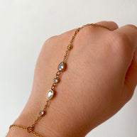 Zircon Drop Style Ring - Bracelet