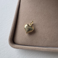Bombom Heart 14K Solid Gold Charm