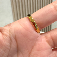 Golden Star & Zircon Ring