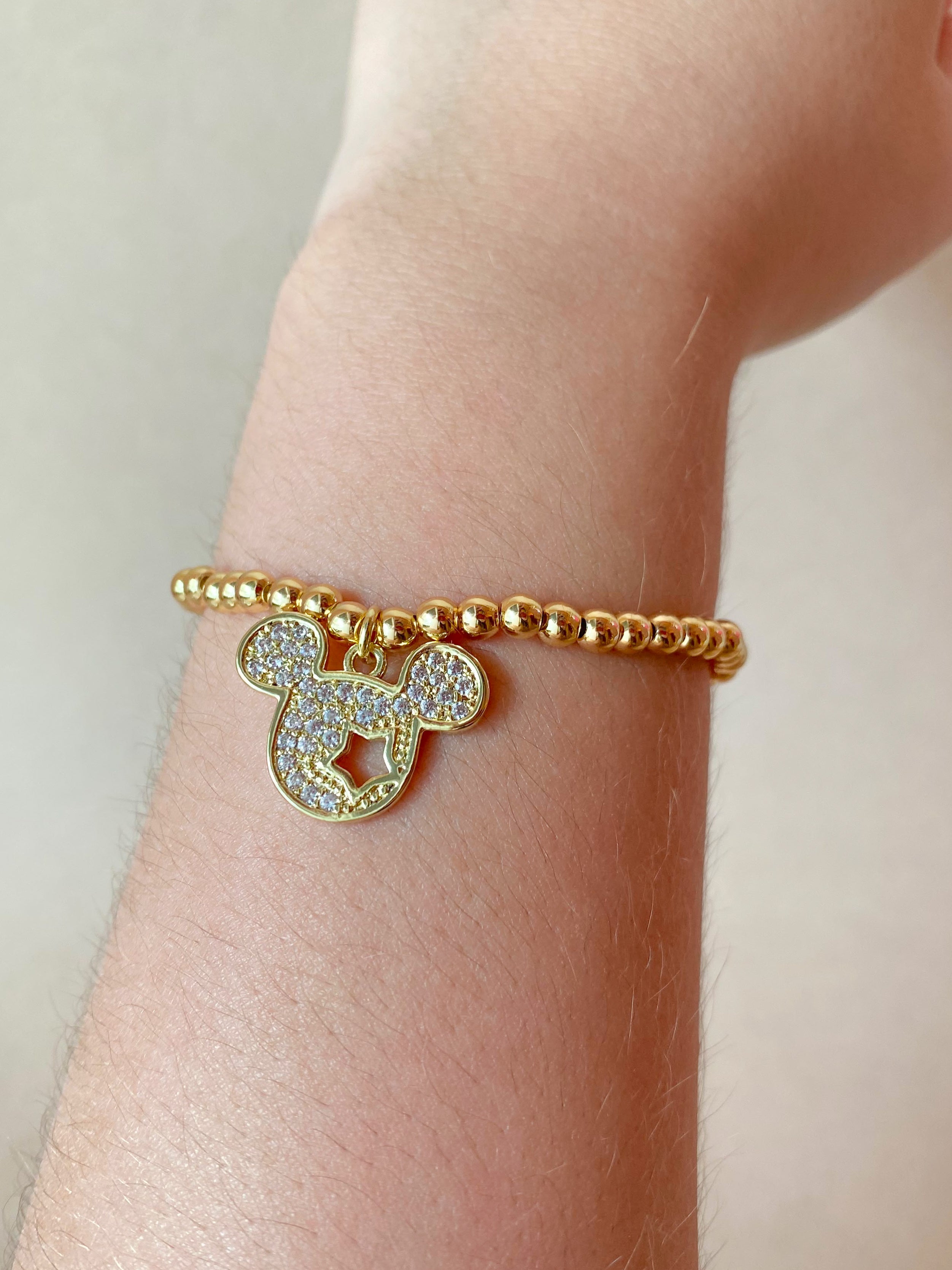Mickey Shiny Star Elastic Bracelet
