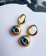 Load image into Gallery viewer, Hoop Evil Eyes

