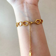 Circular Links Steel Bracelet