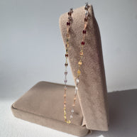 Tricolor Shine 18K Italian Gold Chain