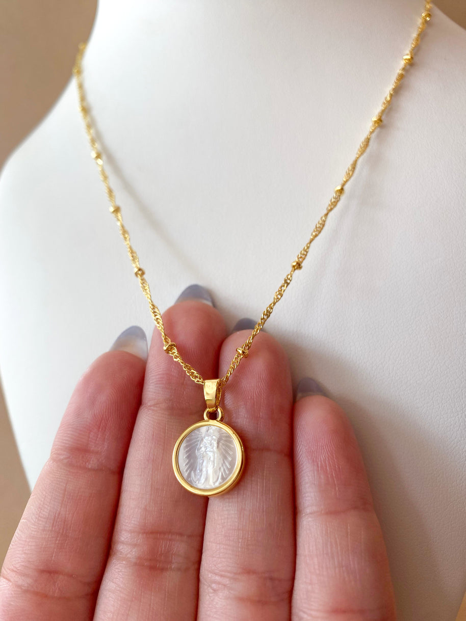 Chinita Virgin Mother Of Pearl Necklace
