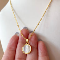 Chinita Virgin Mother Of Pearl Necklace