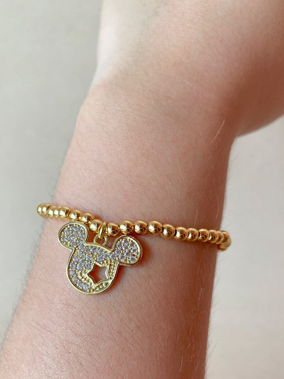Mickey Shiny Star Elastic Bracelet
