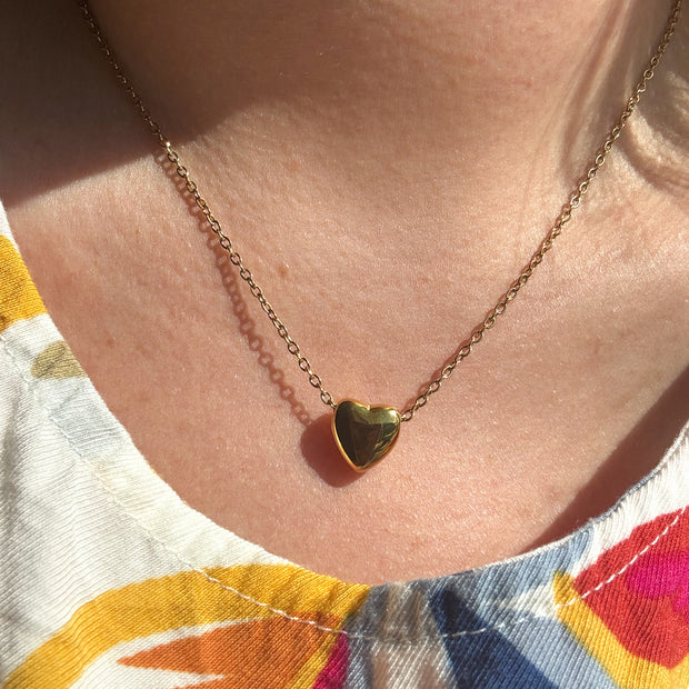 Heart Steel Necklace