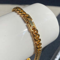 Golden Thin Links Bracelets for Men