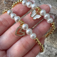 Pulseras Elásticas con Perlas