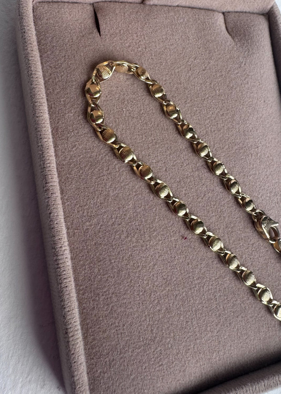 Puffed Mariner Links 18k Solid Gold (750) Men Bracelet