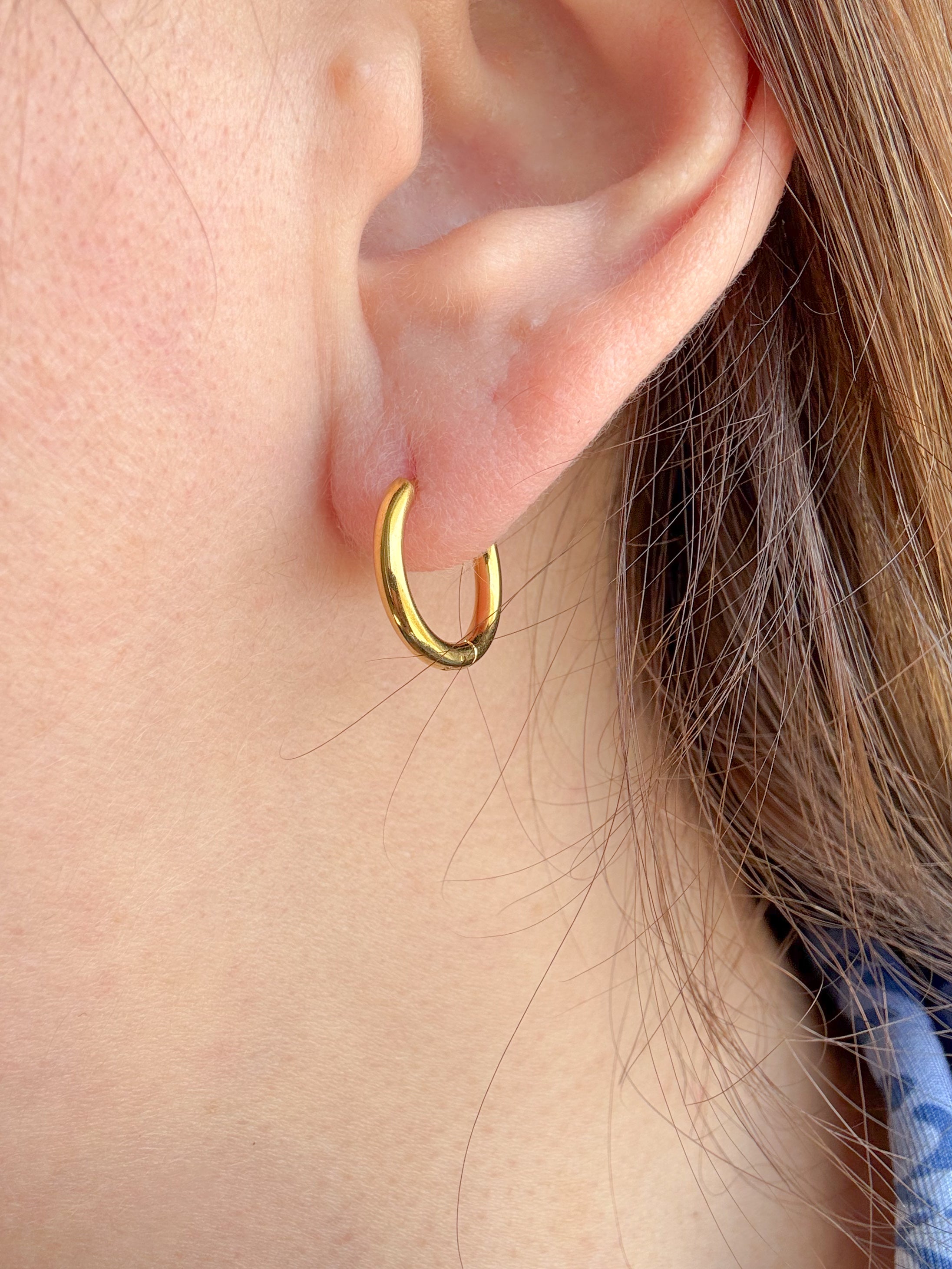 Golden Plain Steel Hoops