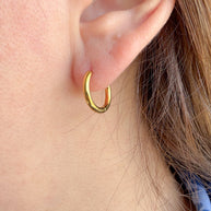 Golden Plain Steel Hoops