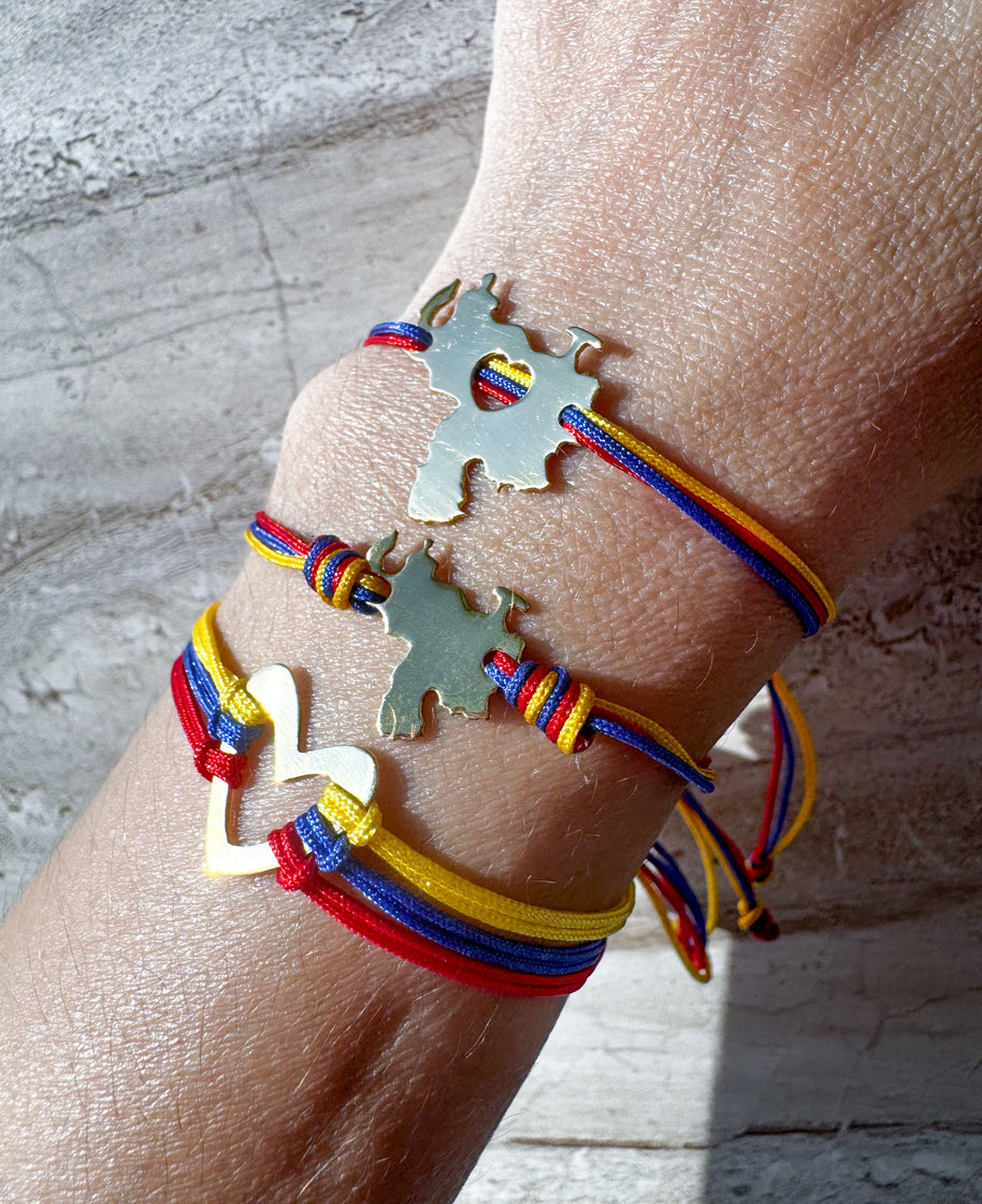 Pulseras Tricolor Mapas de Venezuela